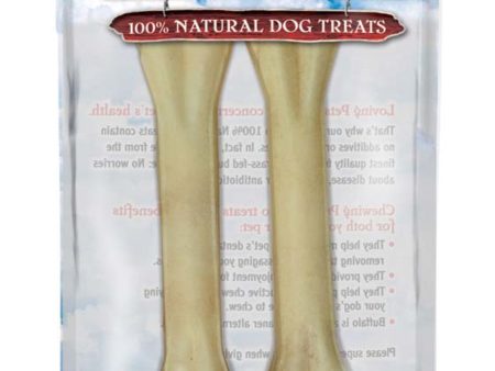 Loving Pets Pure Buffalo Pressed Bully Bones Dog Treat 1ea 2 pk, 8 in Fashion