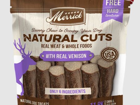 Merrick Dog Natural Cut Venison Small Chew 11 Count Hot on Sale