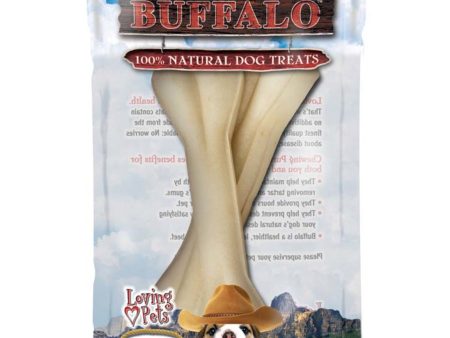 Loving Pets Pure Buffalo Pressed Bully Bones Dog Treat 1ea 2 pk, 6 in Online Hot Sale