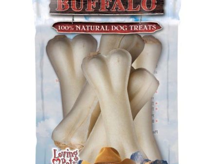 Loving Pets Pure Buffalo Pressed Bully Bones Dog Treat 1ea 5 pk, 4 in on Sale