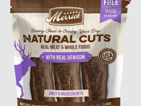 Merrick Dog Natural Cut Venison Large Chew 3 Count Discount