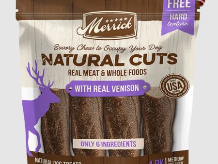 Merrick Dog Natural Cut Venison Medium Chew 4 Count For Cheap