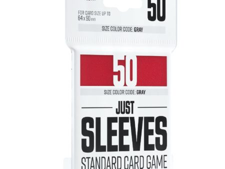 Just Sleeves - Standard Sleeves: Red (50) on Sale