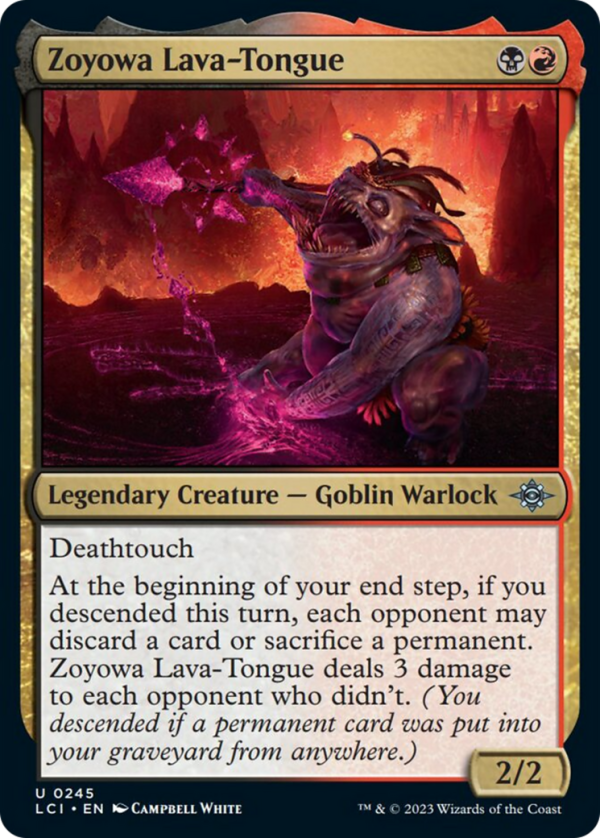 Zoyowa Lava-Tongue [The Lost Caverns of Ixalan] Online Hot Sale