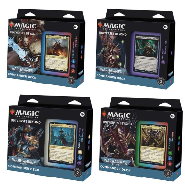 MTG Warhammer 40,000 Commander Deck - Regular Edition Bundle of 4 Decks Cheap