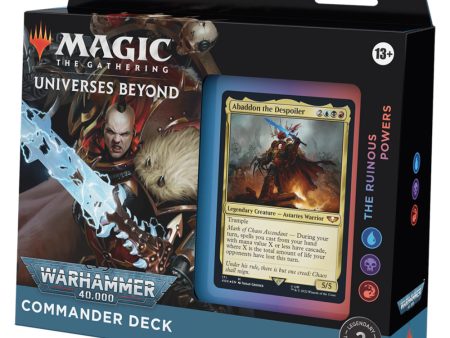 MTG Warhammer 40,000 Commander Deck - Regular Edition The Ruinous Powers Online now