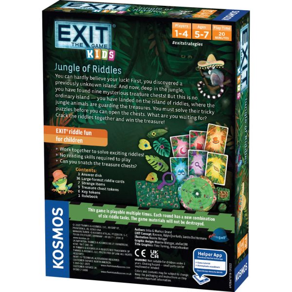 EXIT - Kids: The Jungle of Riddles For Discount