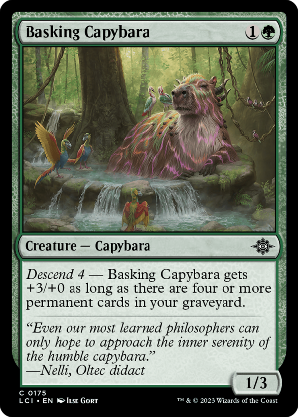 Basking Capybara [The Lost Caverns of Ixalan] Cheap