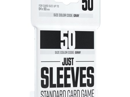 Just Sleeves - Standard Sleeves: Black (50) Discount