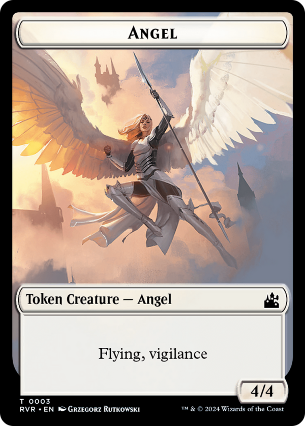 Angel Token (0003) [Ravnica Remastered Tokens] Supply