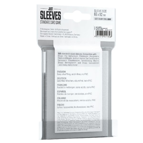 Just Sleeves - Standard Sleeves: White (50) Online