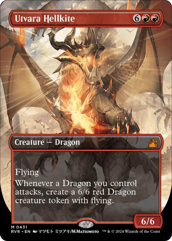 Utvara Hellkite (Anime Borderless) [Ravnica Remastered] Discount