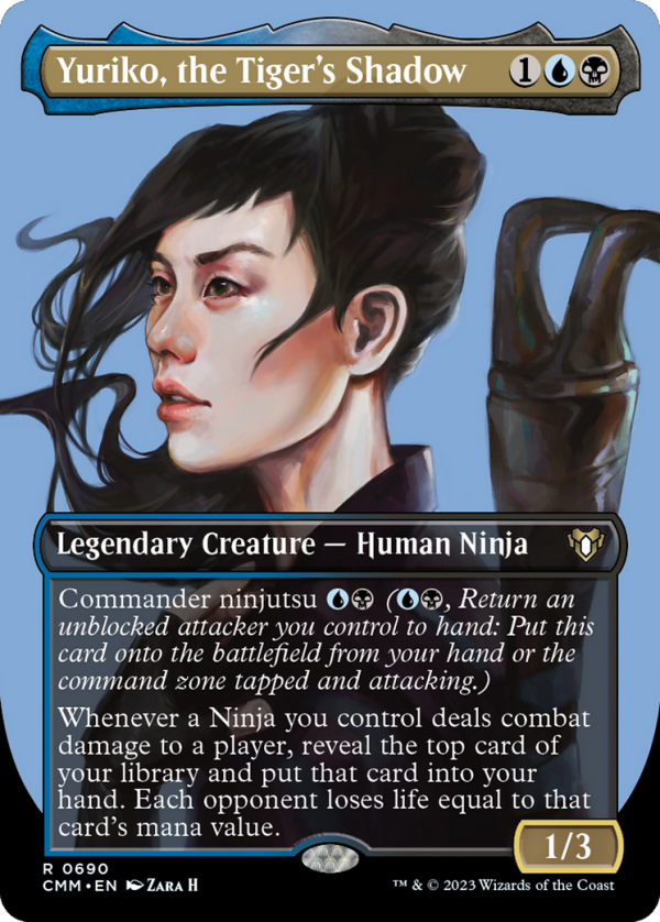 Yuriko, the Tiger s Shadow (Borderless Profile) [Commander Masters] Fashion